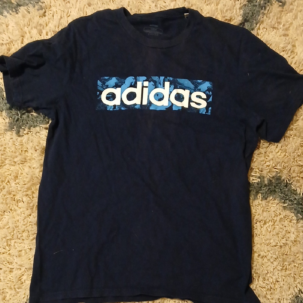 Adidas Blue Short Sleeve Tee